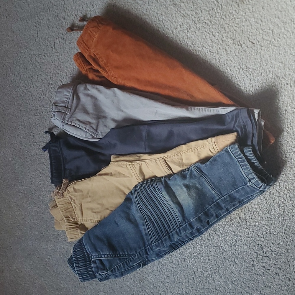 2t Boys Pants (set of 5)